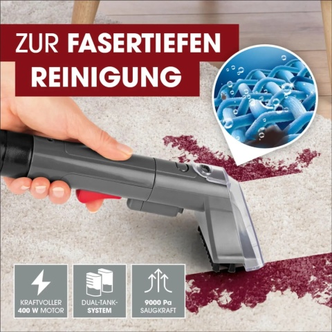 Odkurzacz piorący Cleanmaxx 400 W czarny