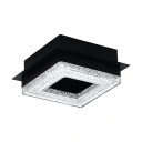 Plafon kwadratowy Eglo 14 x 14 cm czarny