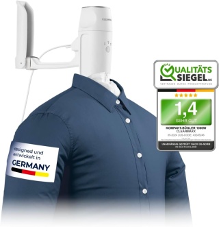 Prasowarka do koszul i bluzek Cleanmaxx, 2 w 1 do suszenia i prasowania