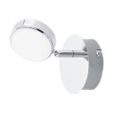 Reflektor ścienny okrągły Eglo biały