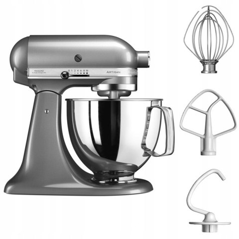 Robot kuchenny planetarny KITCHENAID Artisan 5KSM125ECU 300W srebrny