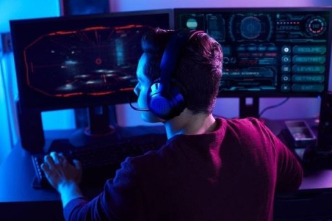 Słuchawki bezprzewodowe JBL Quantum 350 Czarne nauszne