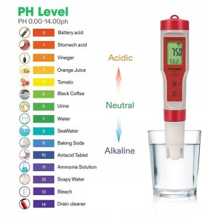 Tester pH 4w1 Vivosun TDS EC Temp Miernik Wody Akwarium BASEN NAPOJE