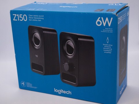 Zestaw głośników 2.0 Logitech Z150 3 W czarny