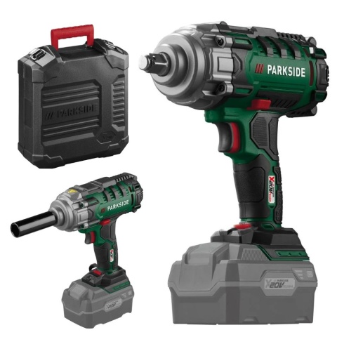 AKUMULATOROWY KLUCZ UDAROWY PARKSIDE PDSSA B2 20V 180 NM ZESTAW + WALIZKA