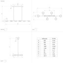 Eglo CLAVELLINA 900352 lampa wisząca 6x7W/LED 3000K IP20